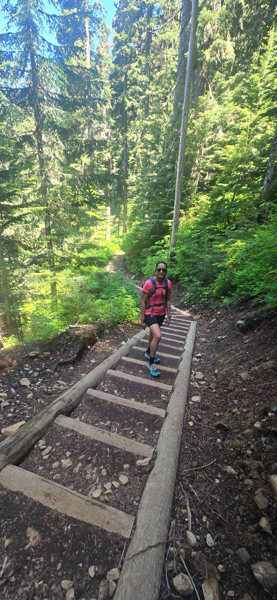 Parul on the trail