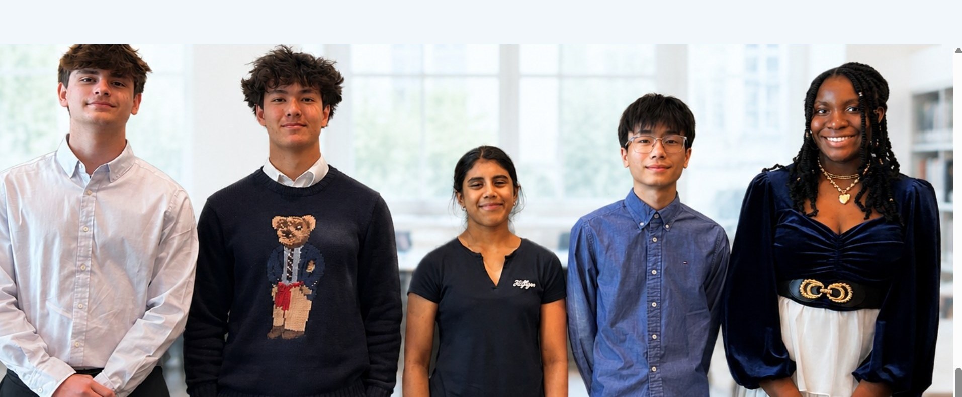 The five founding Student Civic Leaders